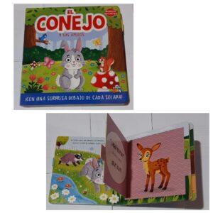 COLECCIÓN DESCUBRO Y ME SORPRENDO - El conejo y sus amigos