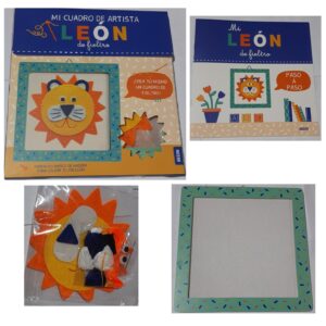 COLECCIÓN MI CUADRO DE ARTISTA - Leon de fieltro