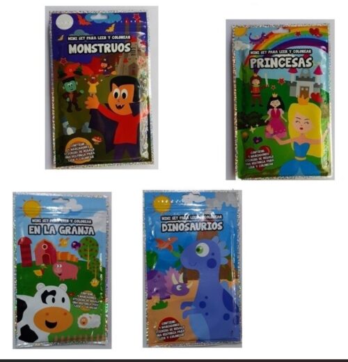 B102 PACK – MINI SETS PARA LEER Y COLOREAR