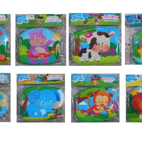 B121 LIBRO DE BAÑO "ANIMALITOS AL AGUA"