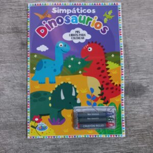 MIS LIBROS PARA COLOREAR - SIMPATICOS DINOSAURIOS