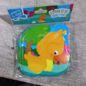 LIBRO DE BAÑO "ANIMALITOS AL AGUA" - POLLITO