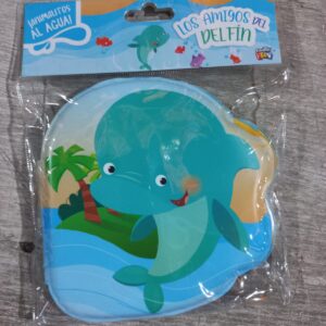 LIBRO DE BAÑO "ANIMALITOS AL AGUA" - DELFIN