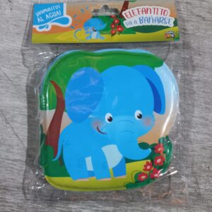 LIBRO DE BAÑO "ANIMALITOS AL AGUA" - ELEFANTE