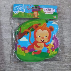 LIBRO DE BAÑO "ANIMALITOS AL AGUA" - MONITO
