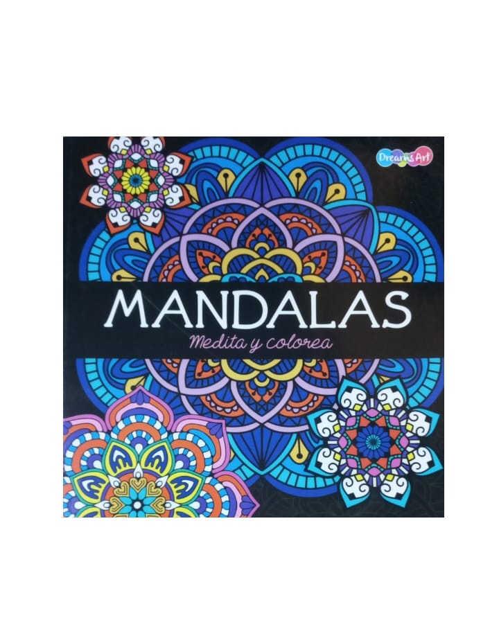 MANDALAS - 24 PAGINAS FORMATO CUADRADO - MEDITA Y COLOREA