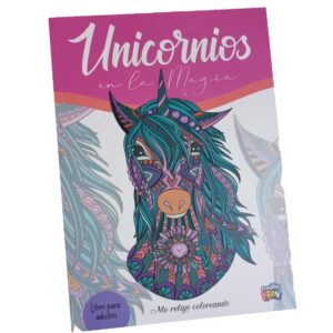 MANDALAS "ME RELAJO COLOREANDO" - unicornio
