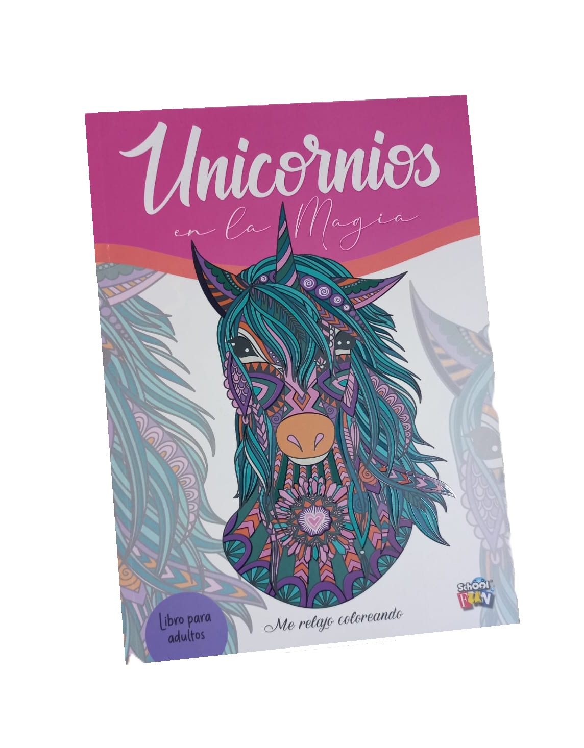 MANDALAS "ME RELAJO COLOREANDO" - unicornio